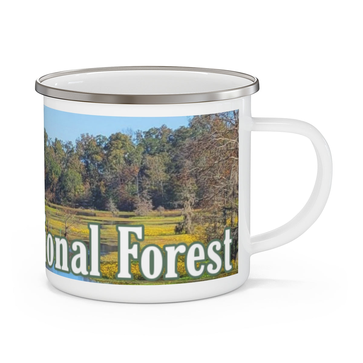 Enamel Valentine Creek Camping Mug