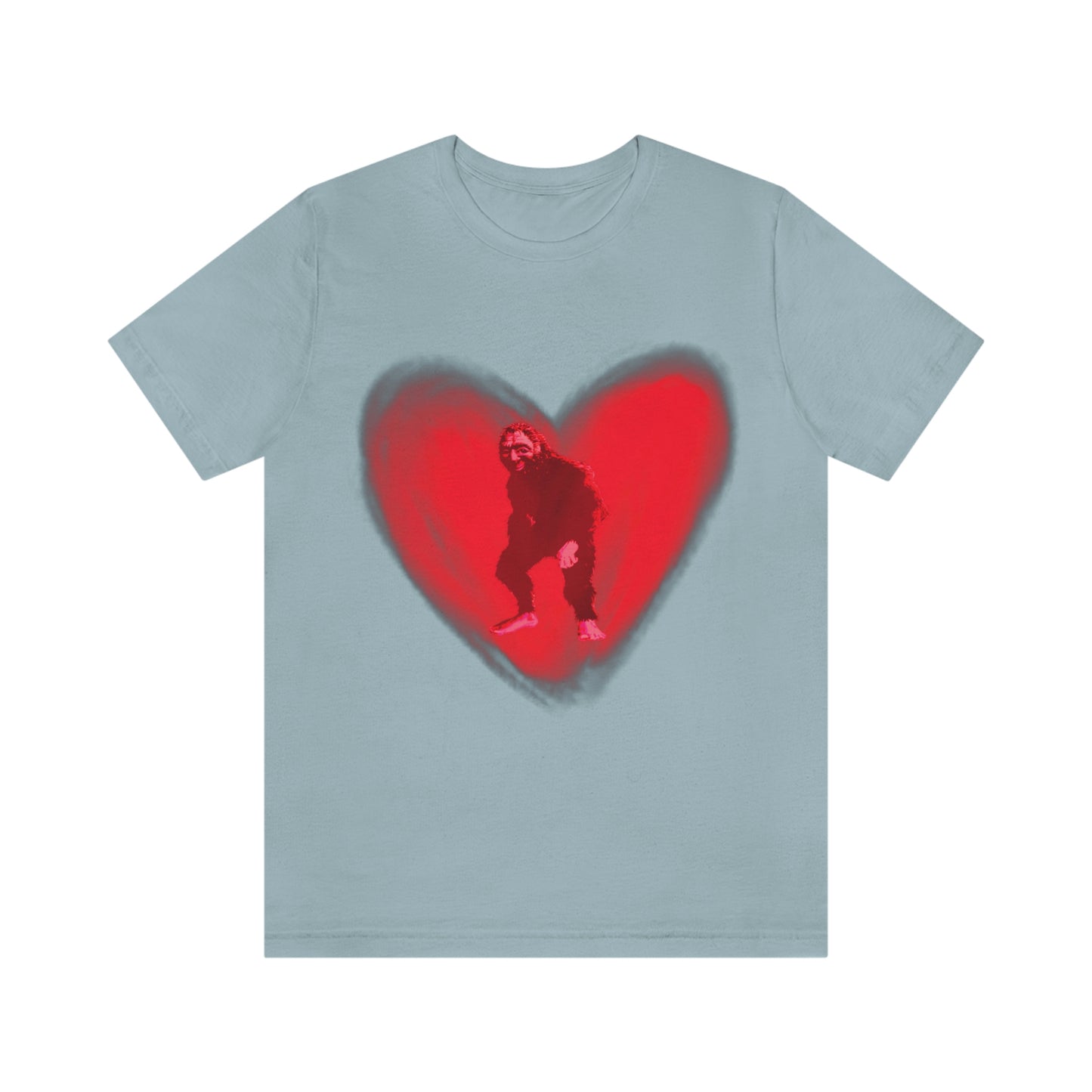 Unisex Bigfoot in My Heart Jersey Tee