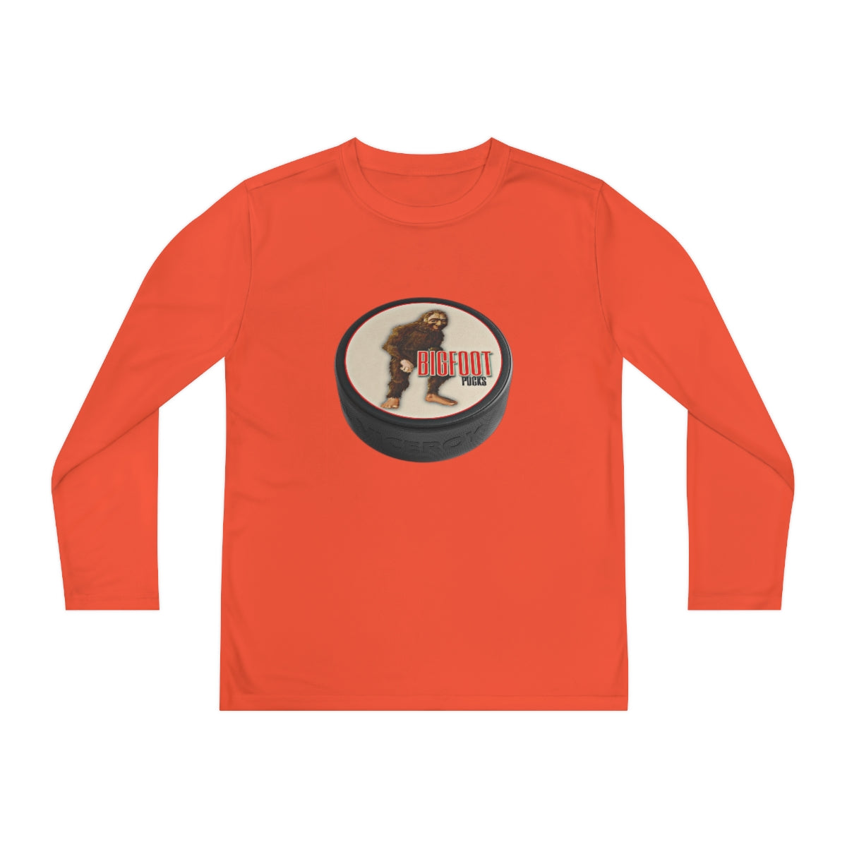 Youth Long Sleeve Bigfoot Pucks Tee