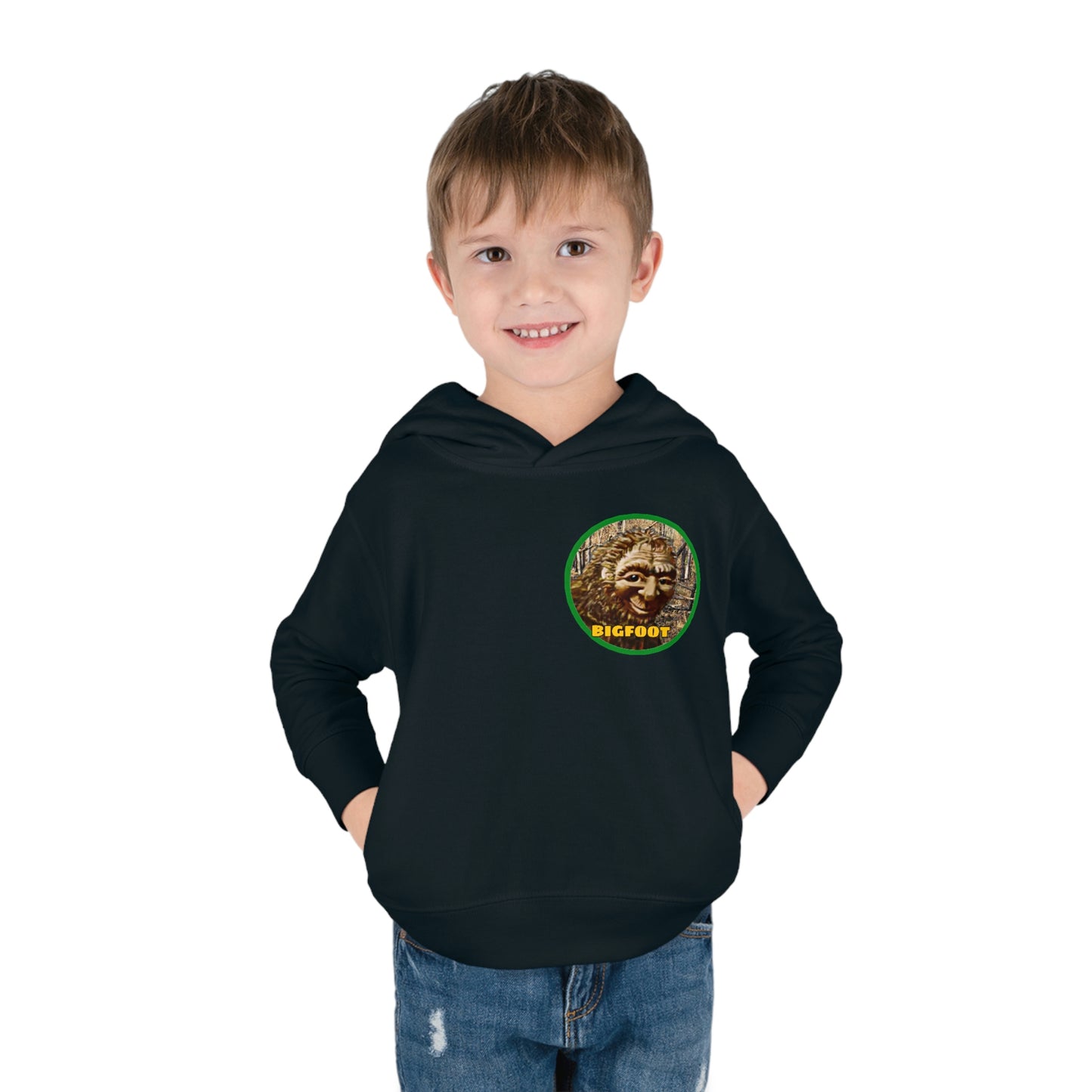 Bigfoot Toddler Pullover Fleece Hoodie