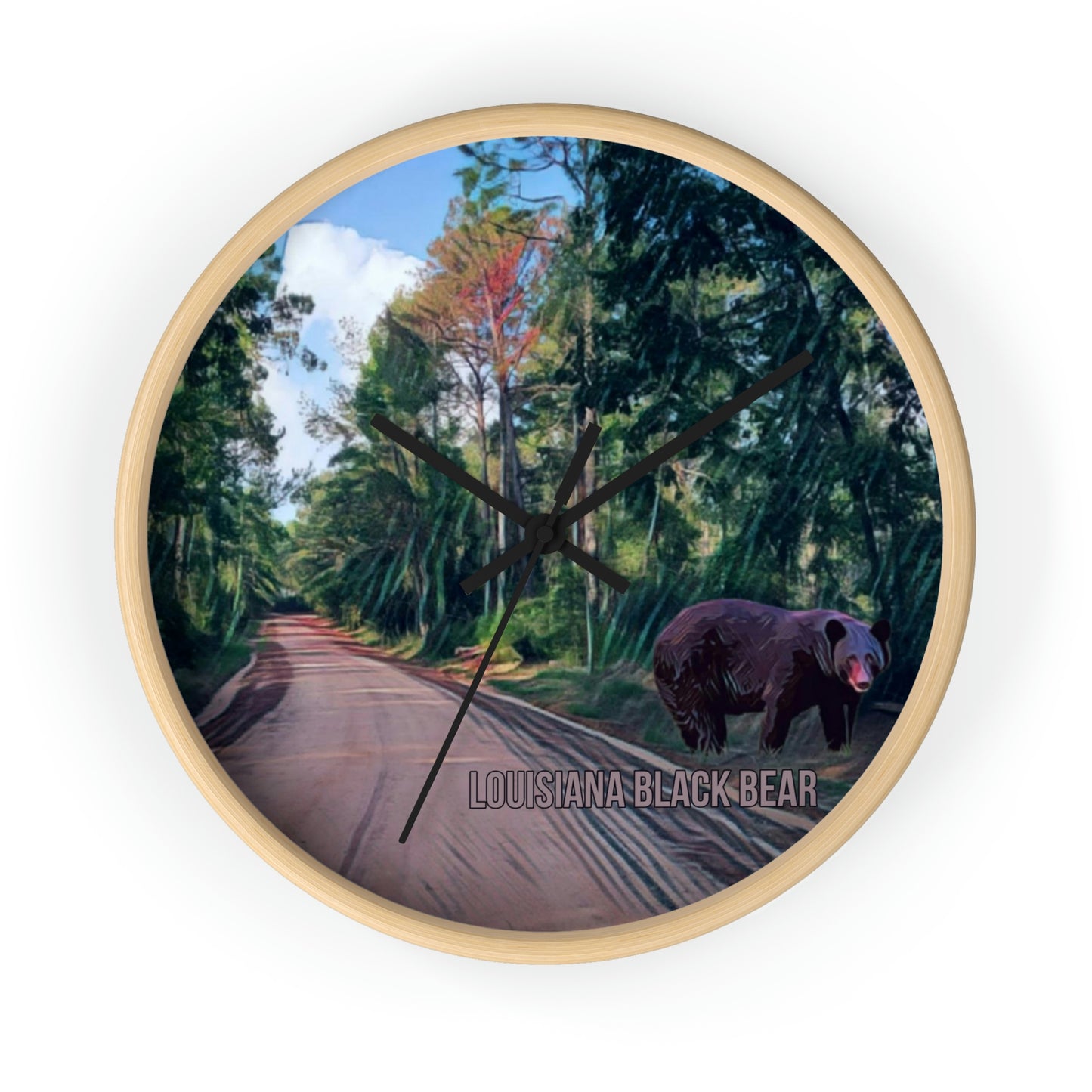 Louisiana's Black Bear Wall Clocks