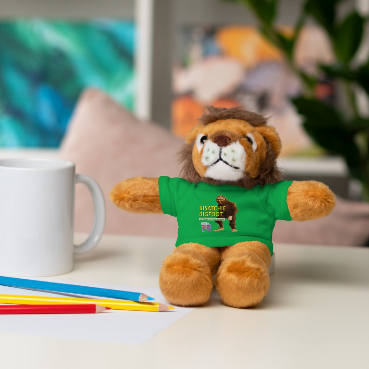 Stuffed Animals with Kisatchie Bigfoot Tee