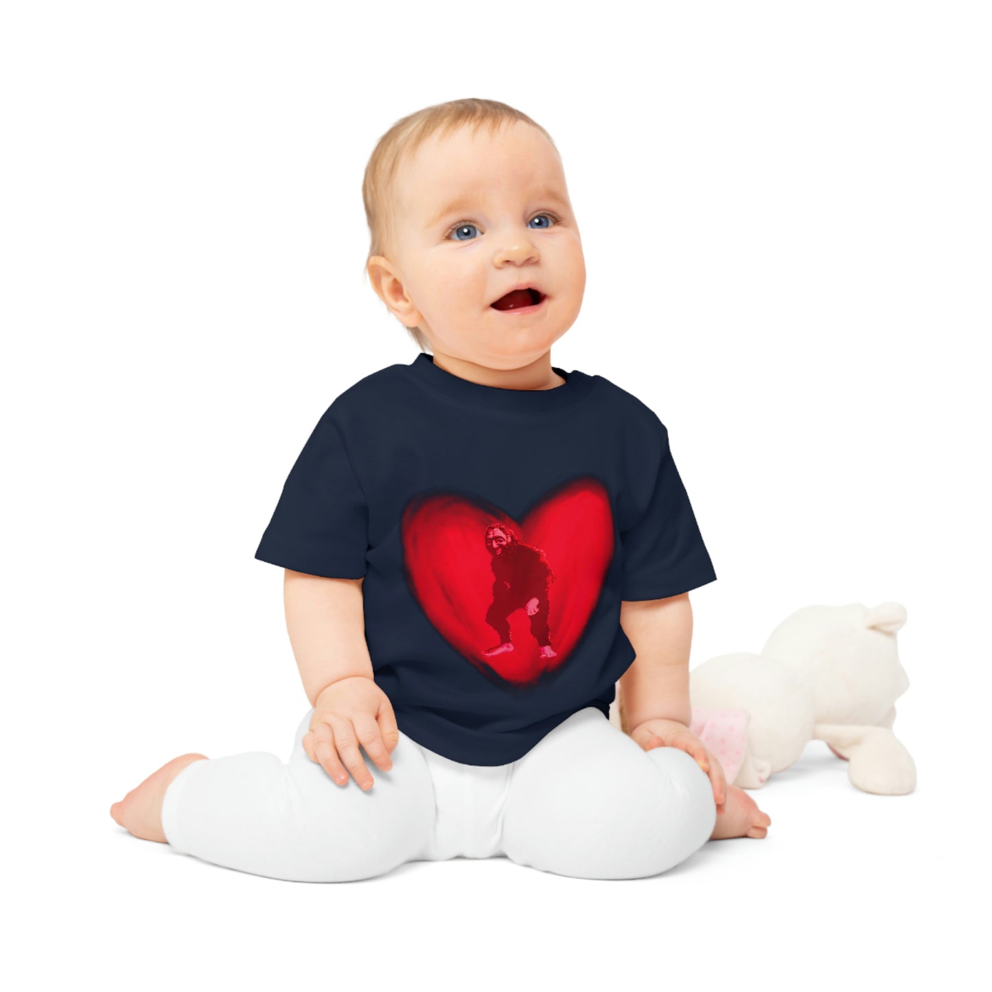 Bigfoot in My Heart Baby T-Shirt