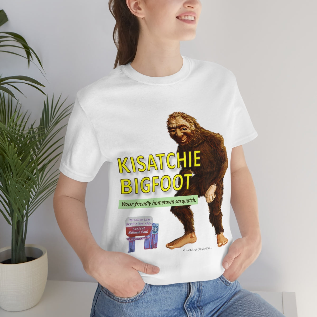 Unisex Kisatchie Bigfoot Jersey Tee