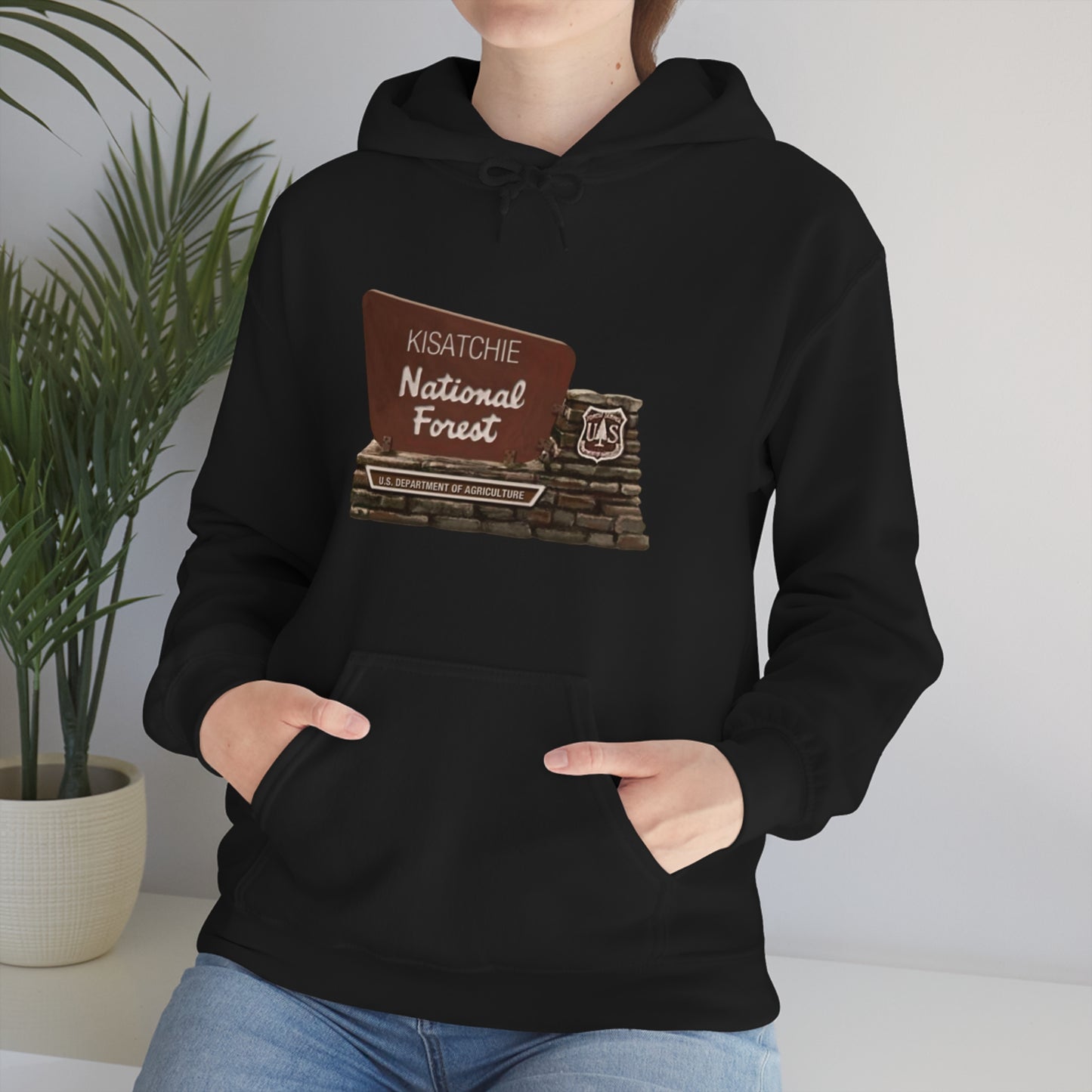 Unisex KNF Kisatchie Script Hoodie