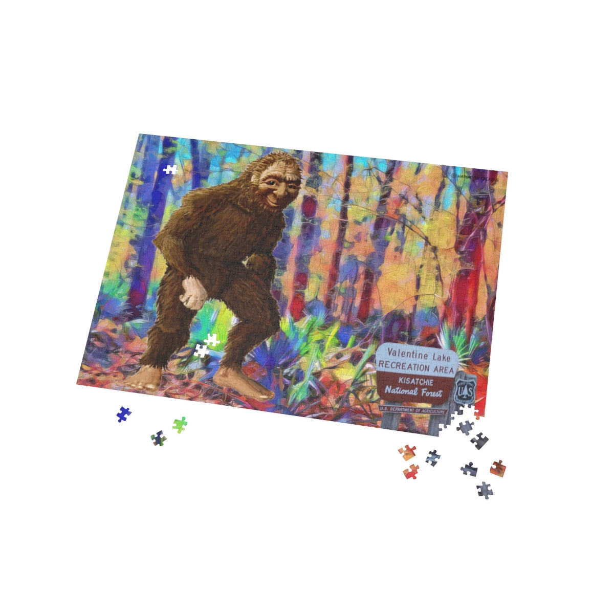 Kisatchie Bigfoot Puzzle (4 sizes)