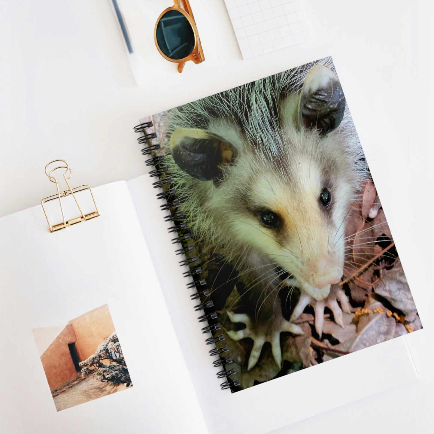 Opossum Spiral Notebook