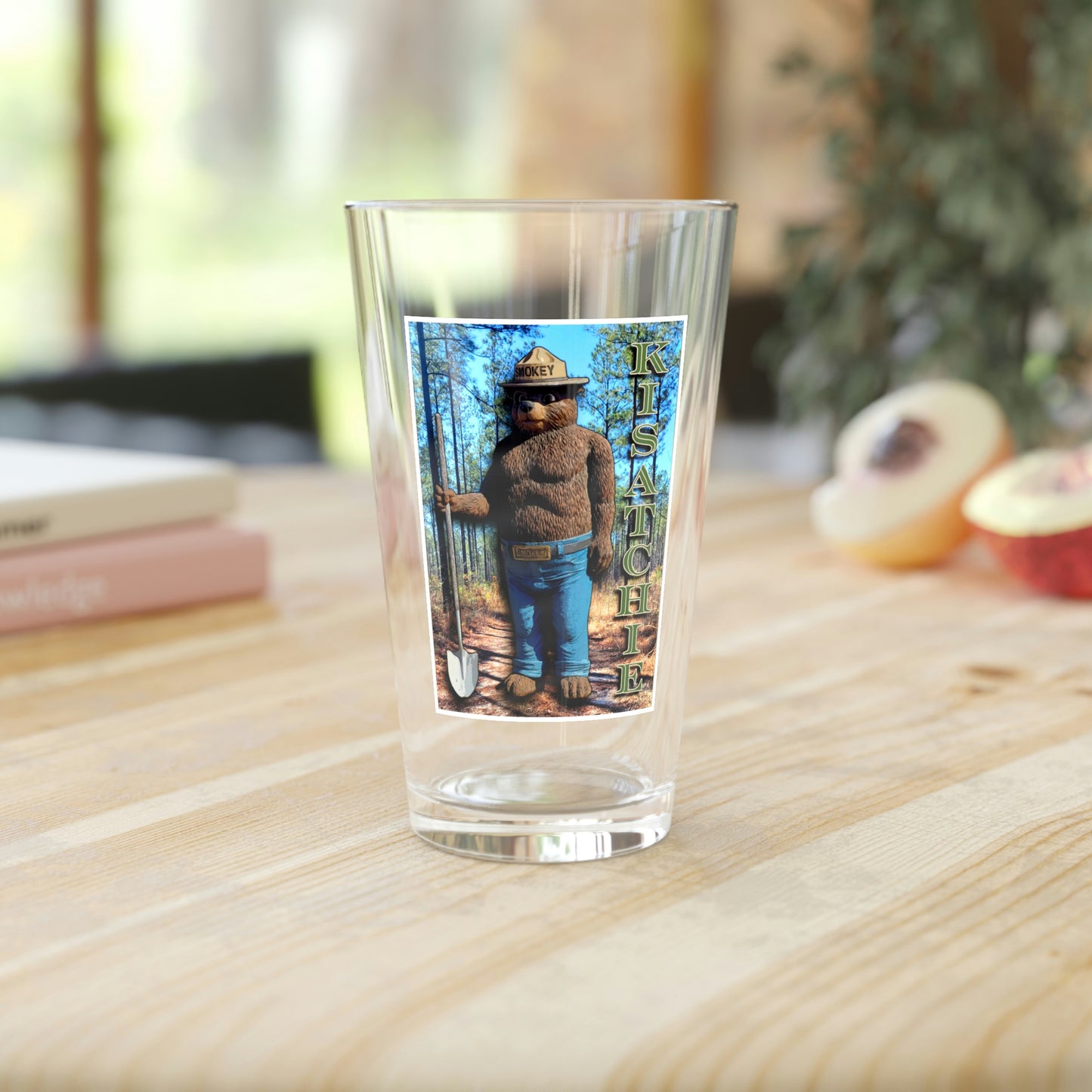 Smokey of the Kisatchie Clear Pint Glass