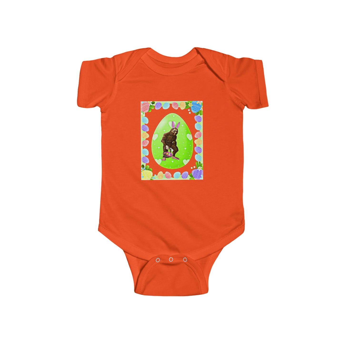 Bigfoot Easter Fine Jersey Bodysuit