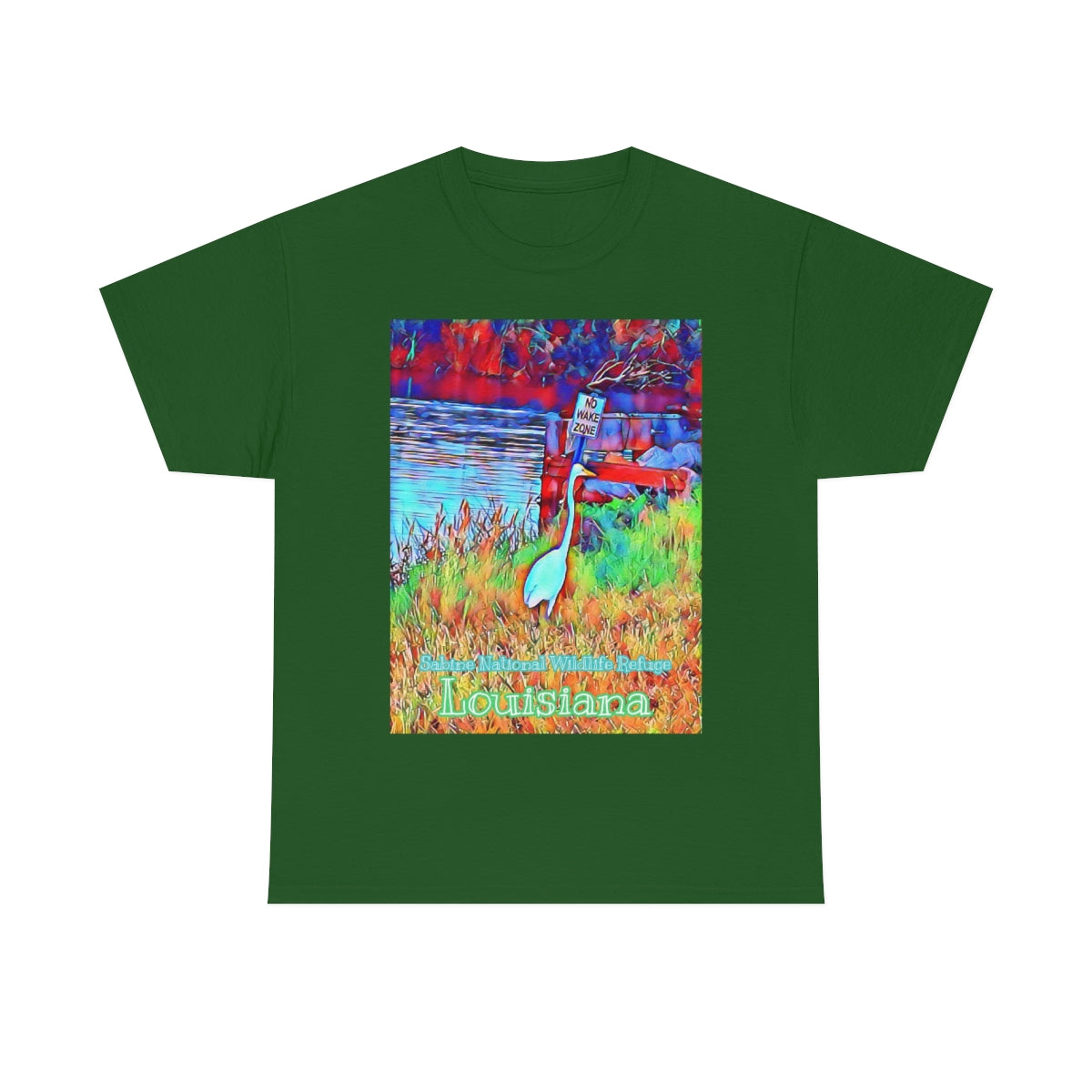 Unisex Louisiana Egret Heavy Cotton Tee