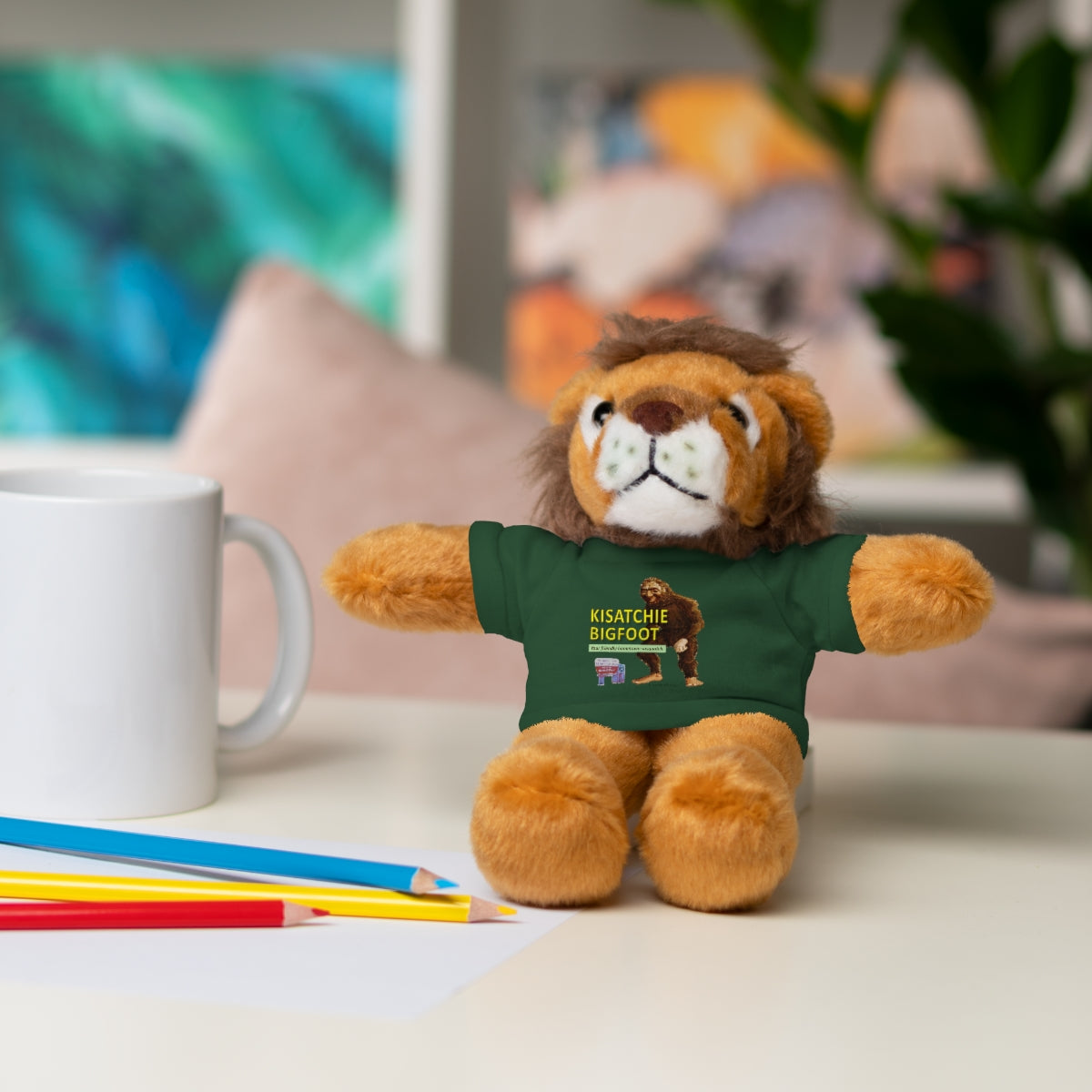 Stuffed Animals with Kisatchie Bigfoot Tee