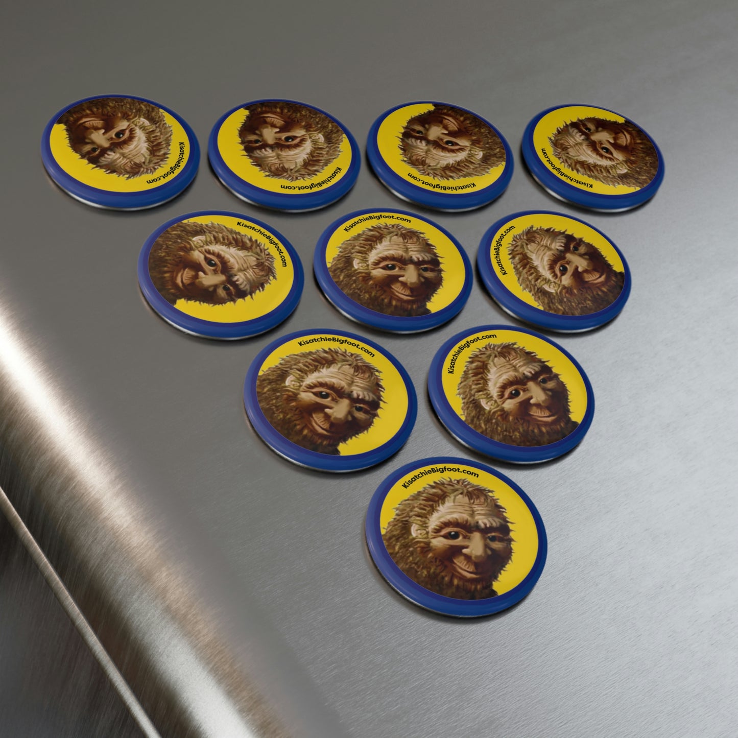 Round Bigfoot Magnets