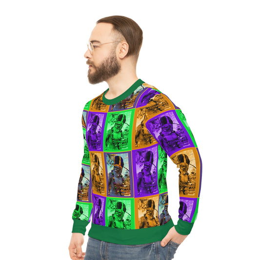 Bigfoot's Men's Mardi Gras Lightweight Sweatshirt