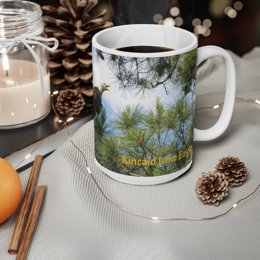 Ceramic Kincaid Lake Eagle Mugs