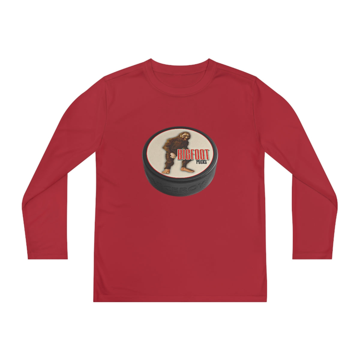 Youth Long Sleeve Bigfoot Pucks Tee