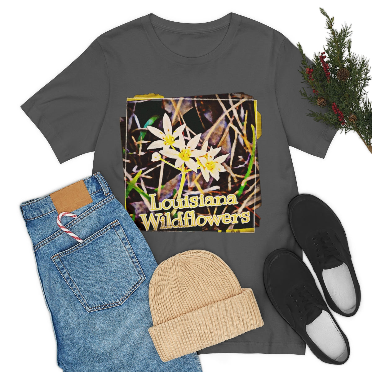 Louisiana Wildflowers Jersey Tee