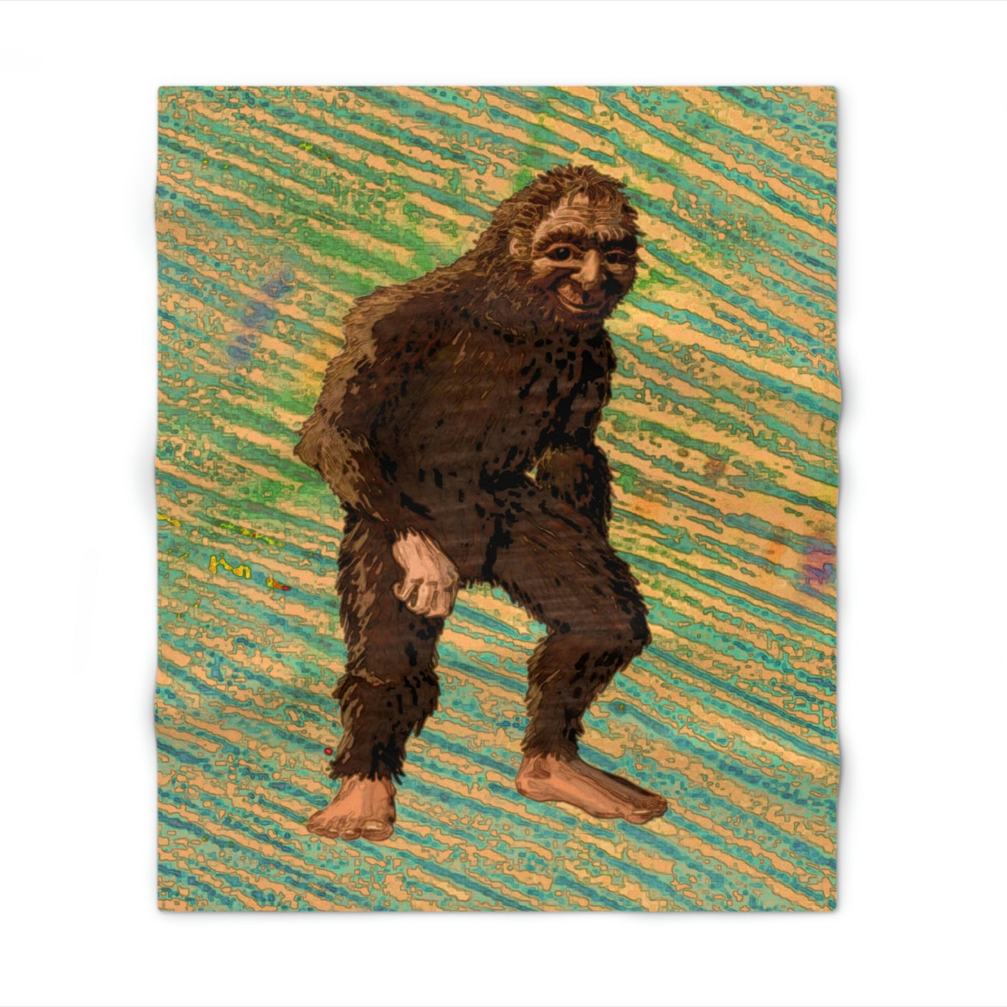 Bigfoot Throw Blanket