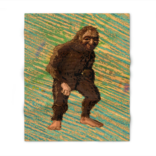 Bigfoot Throw Blanket