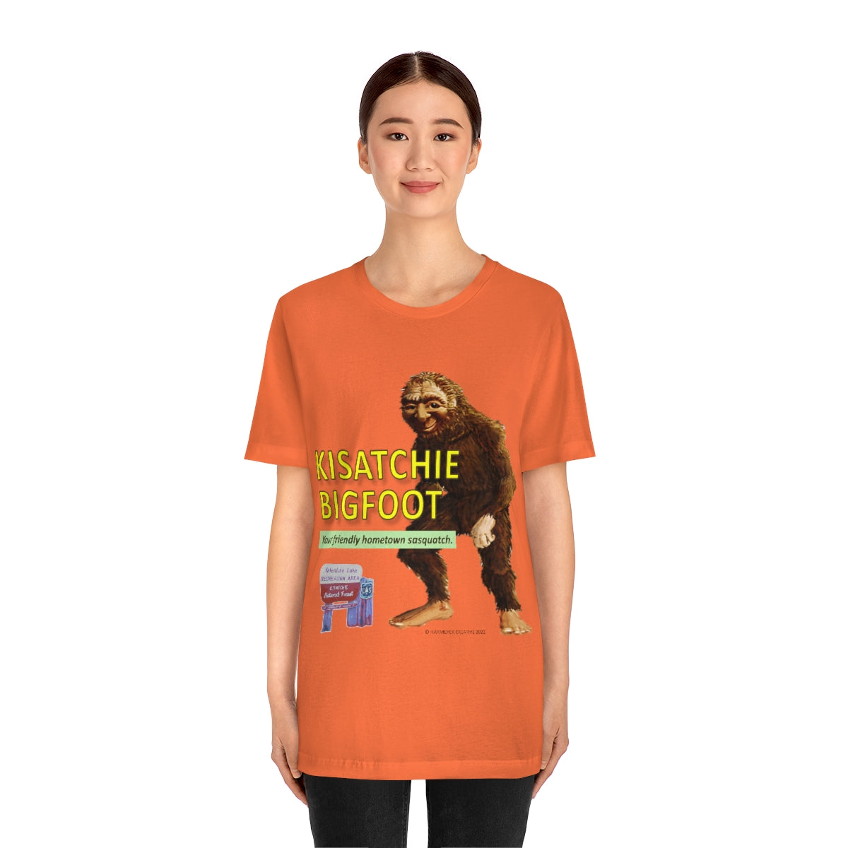 Unisex Kisatchie Bigfoot Jersey Tee