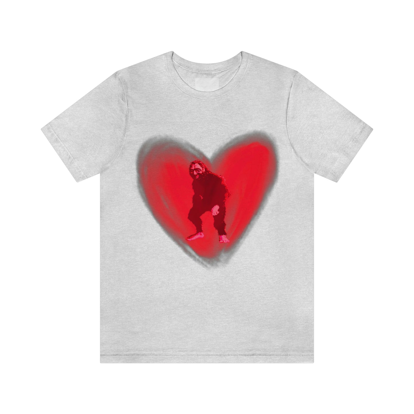 Unisex Bigfoot in My Heart Jersey Tee