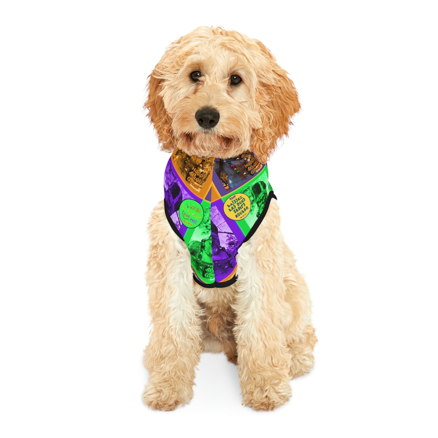 Bigfoot Mardi Gras Dog Hoodie