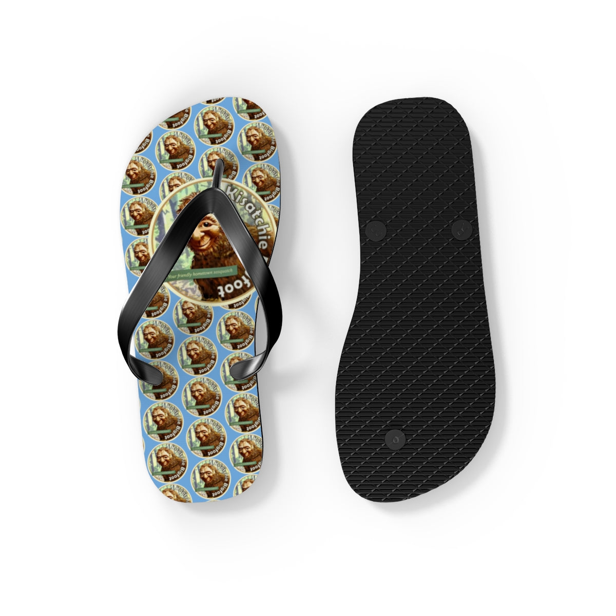 Budget Unisex Kisatchie Bigfoot Flip Flops