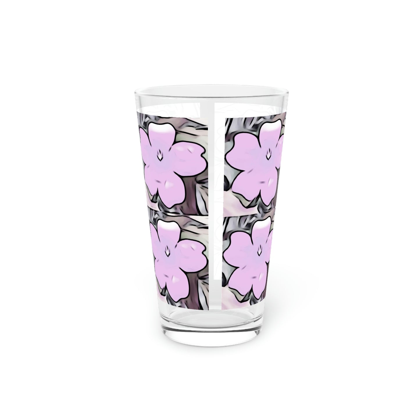 Kisatchie Wildflowers Clear Pint Glass