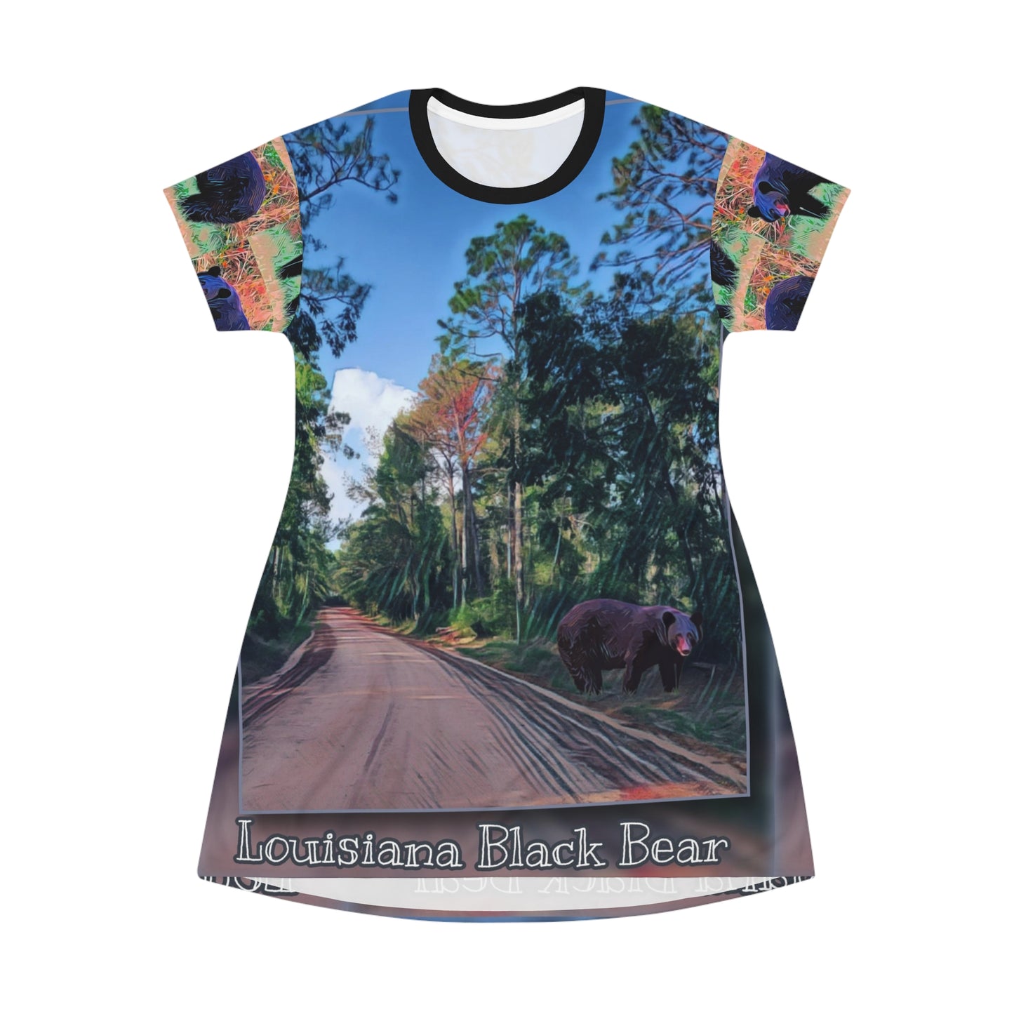 Louisiana Black Bear T-Shirt Dress