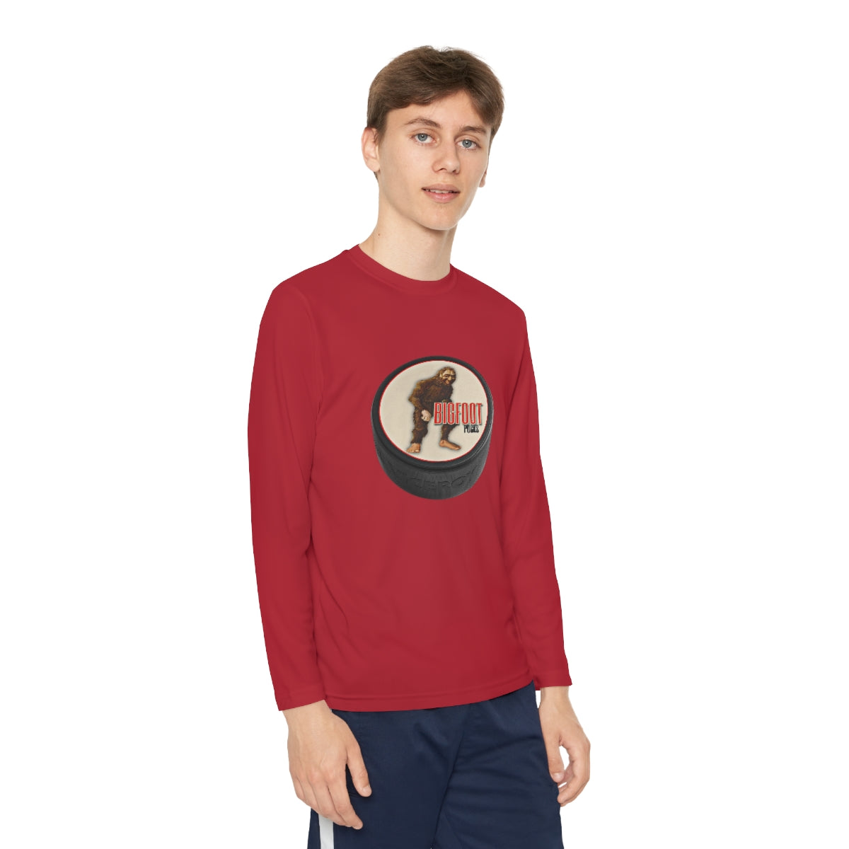 Youth Long Sleeve Bigfoot Pucks Tee