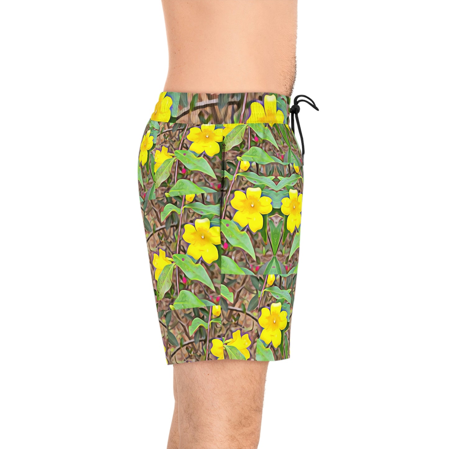 Men's Yellow Jessamine Swim Shorts