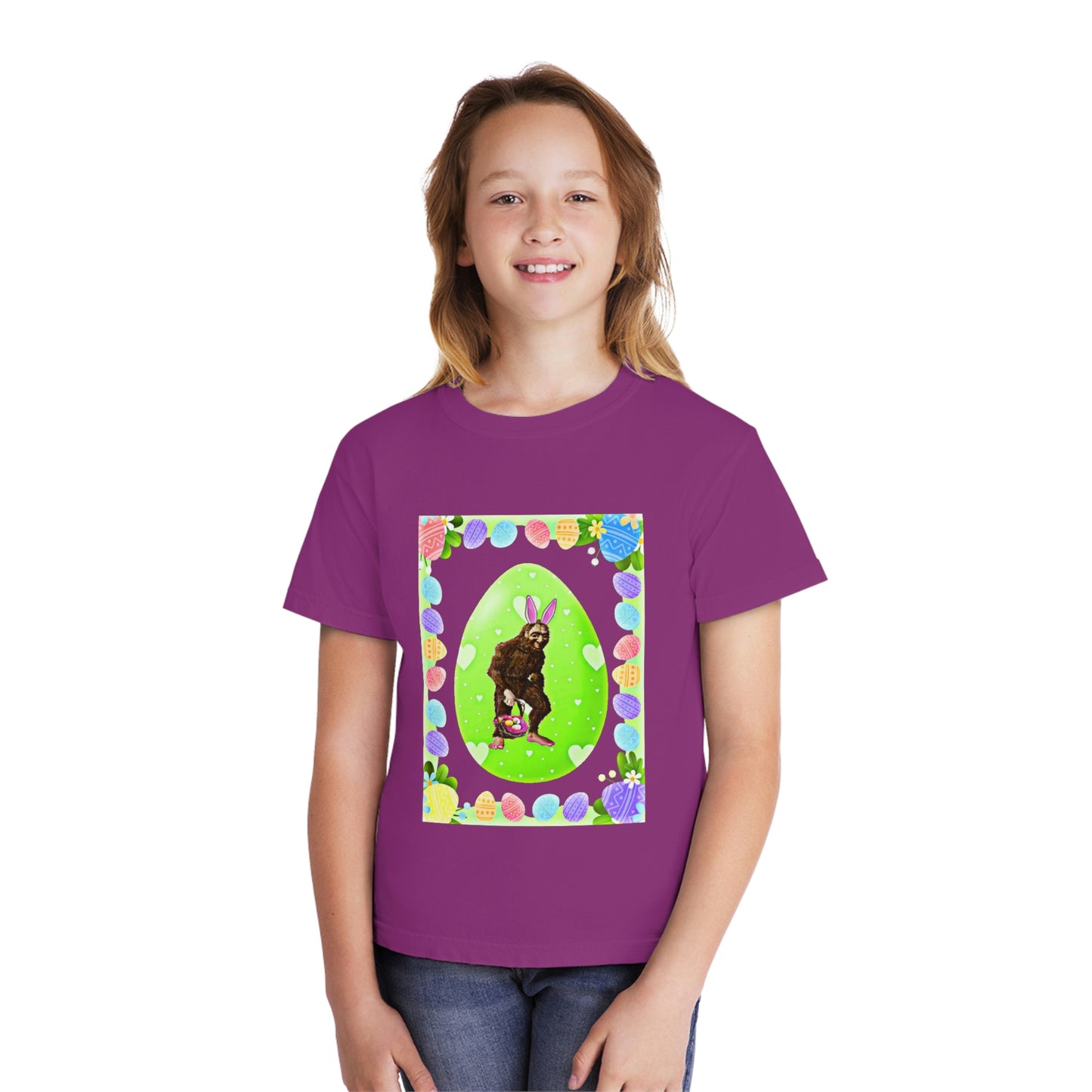 Youth Bigfoot Easter T-Shirt