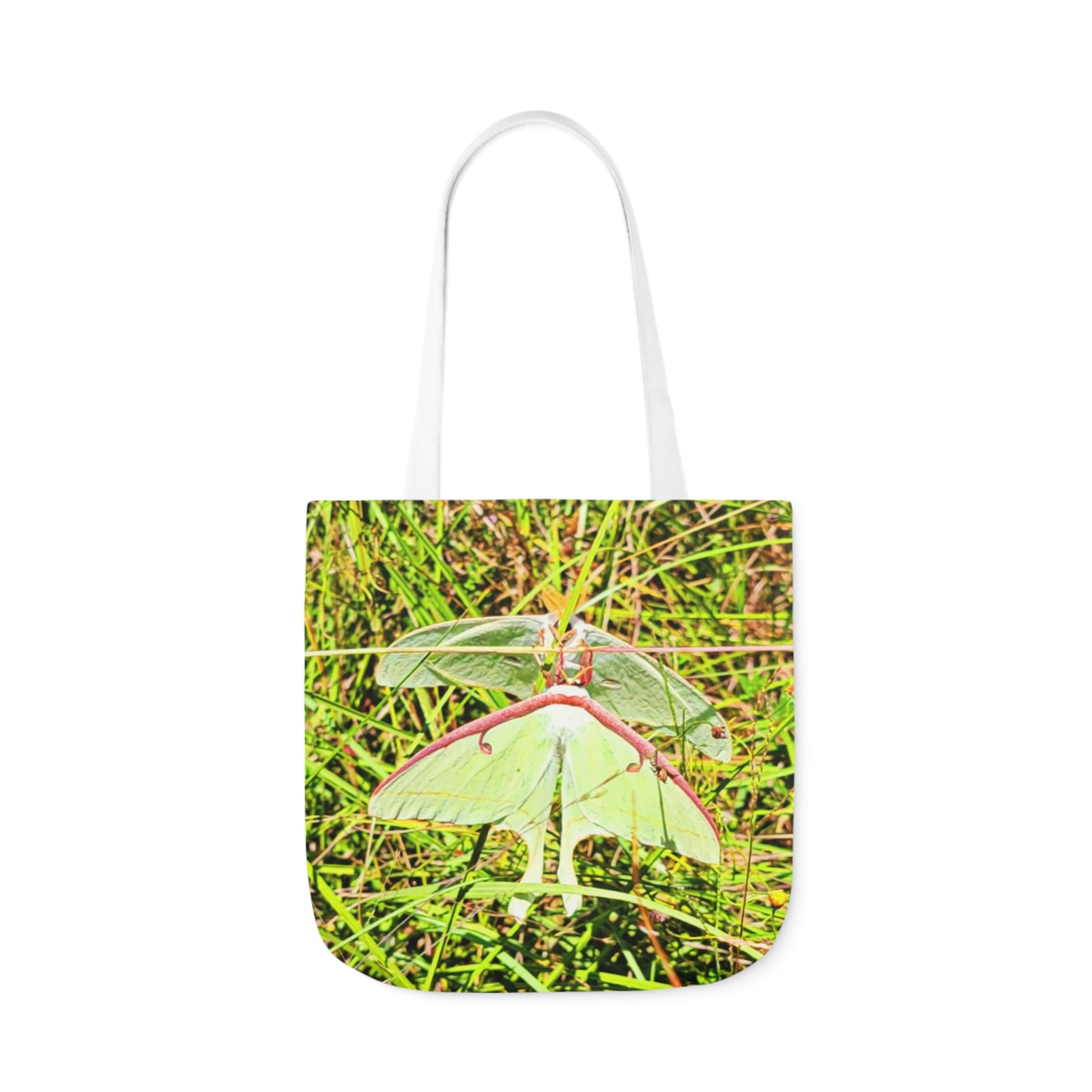 Luna Moths Polyester Canvas Tote Bag