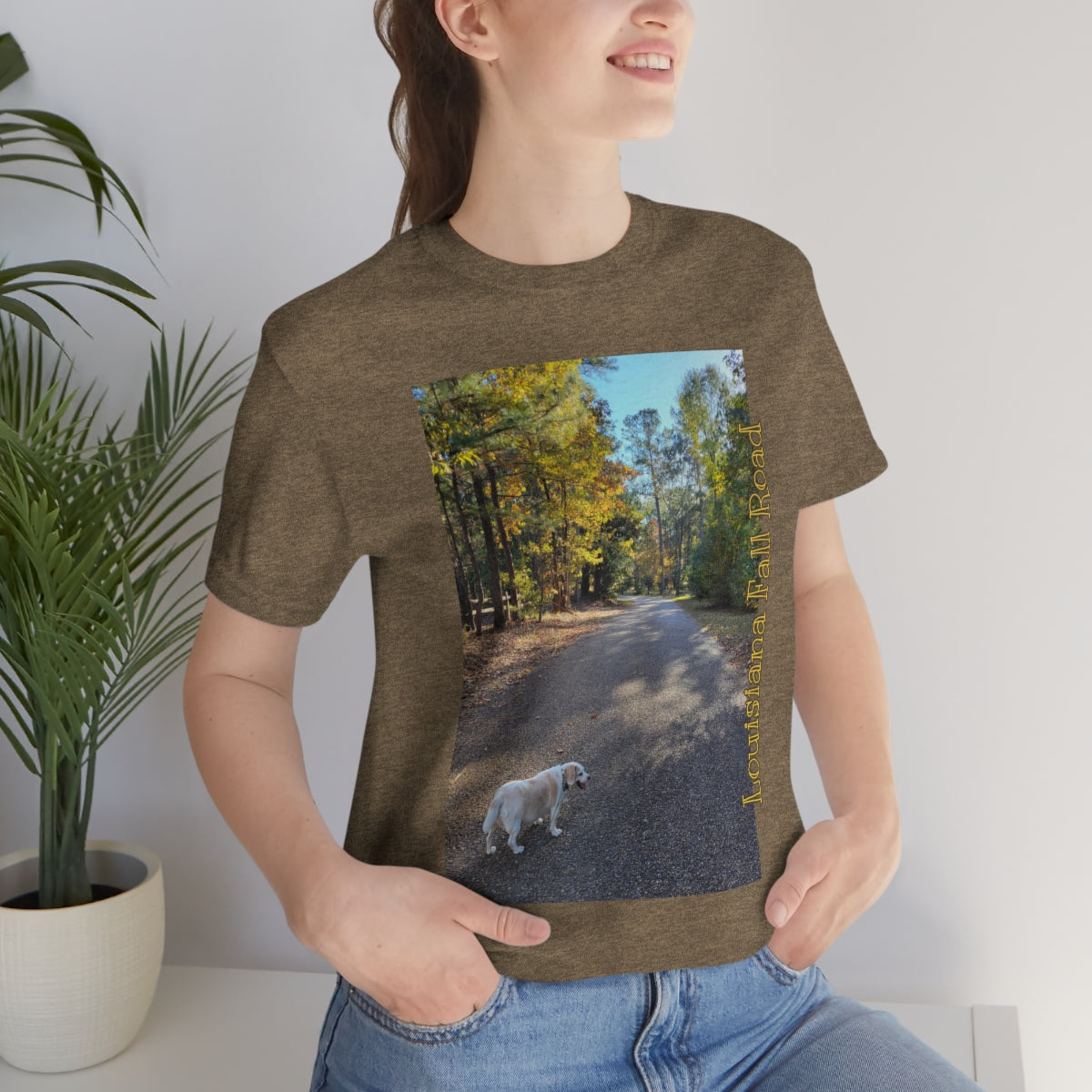 Unisex Louisiana Fall Road Jersey Tee