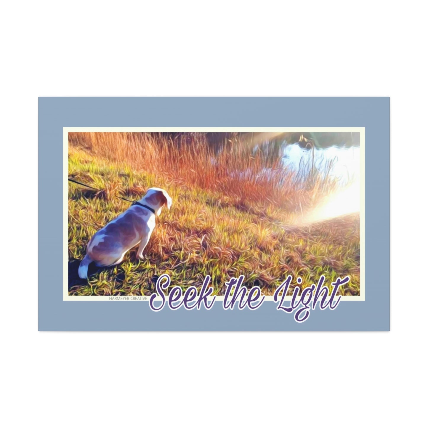 Good Dog "Seek the Light" Canvas Gallery Wraps