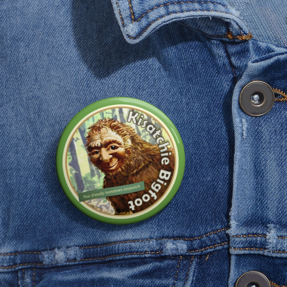 Custom Kisatchie Bigfoot Buttons