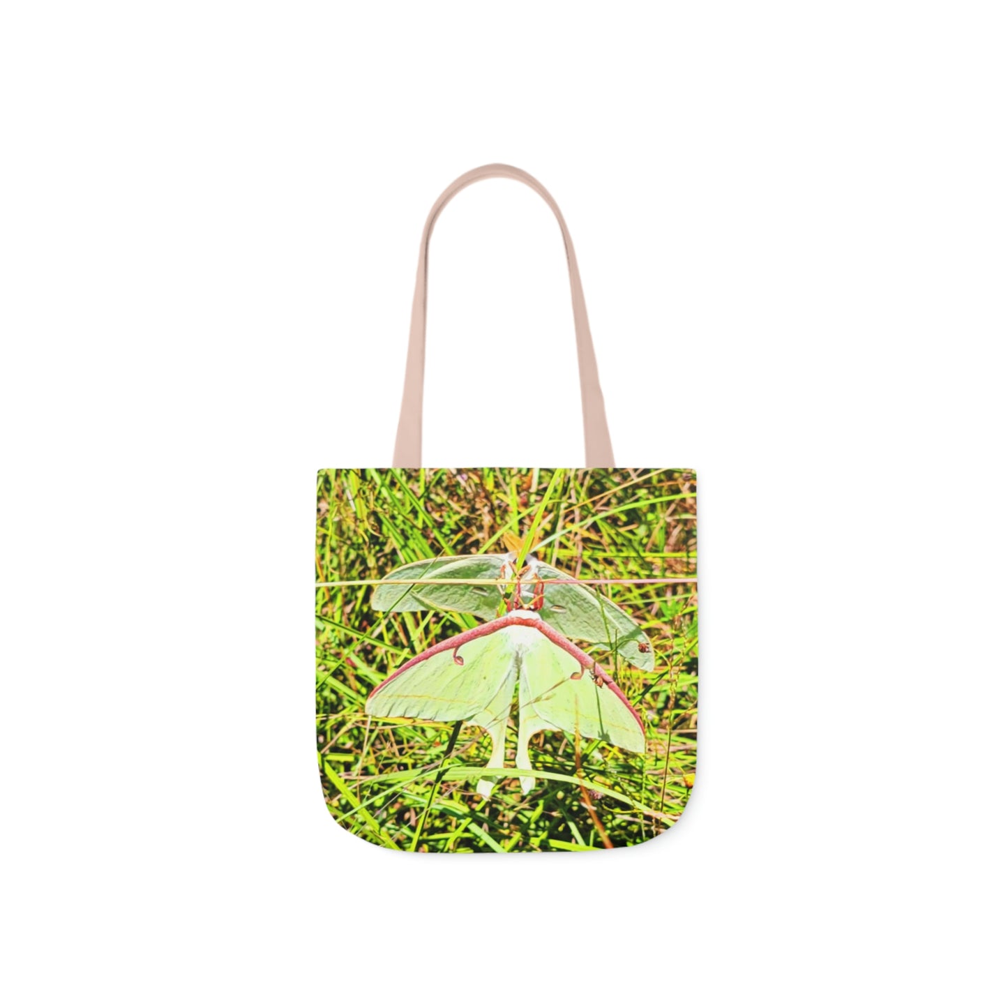 Luna Moths Polyester Canvas Tote Bag