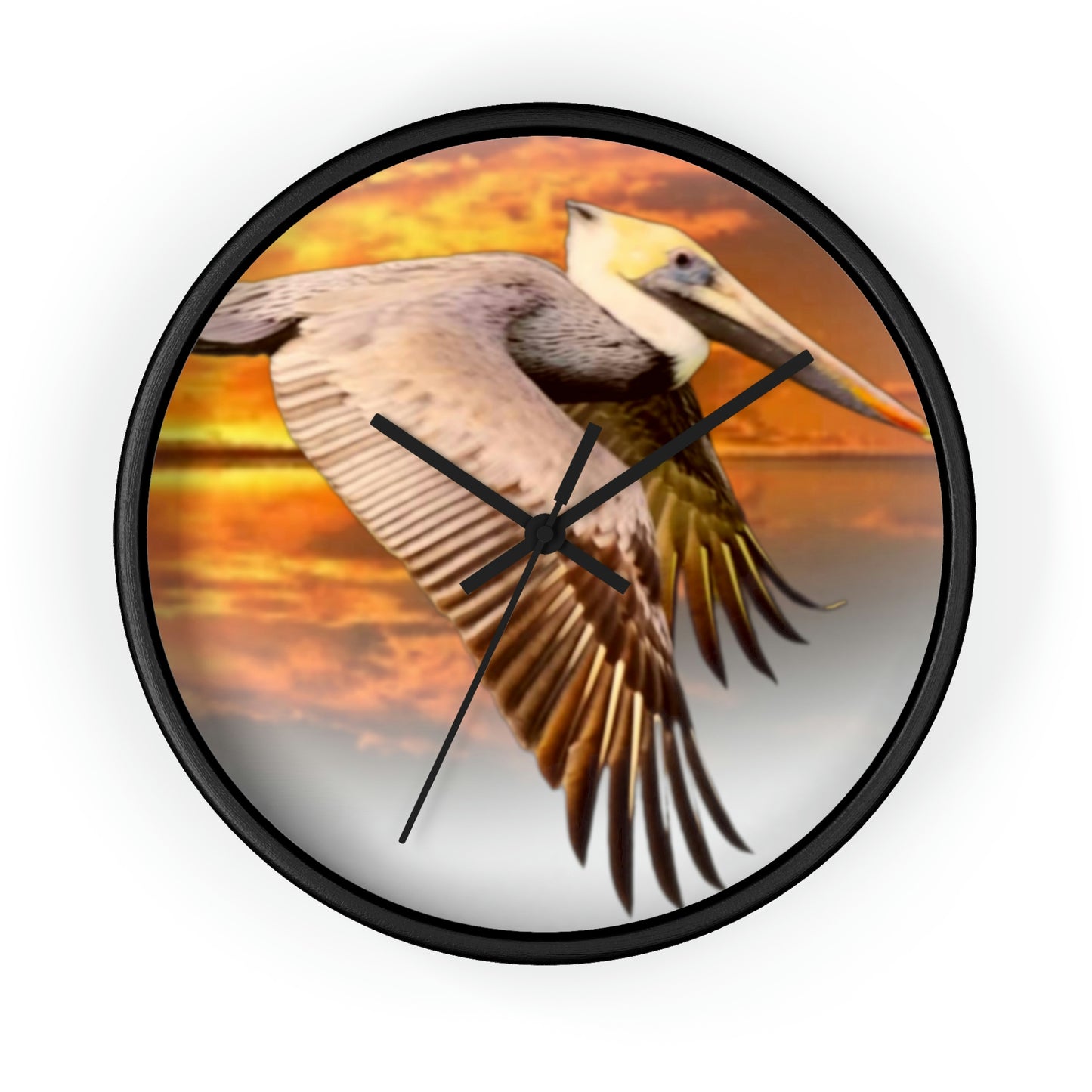 Louisiana's Brown Pelican Wall Clocks