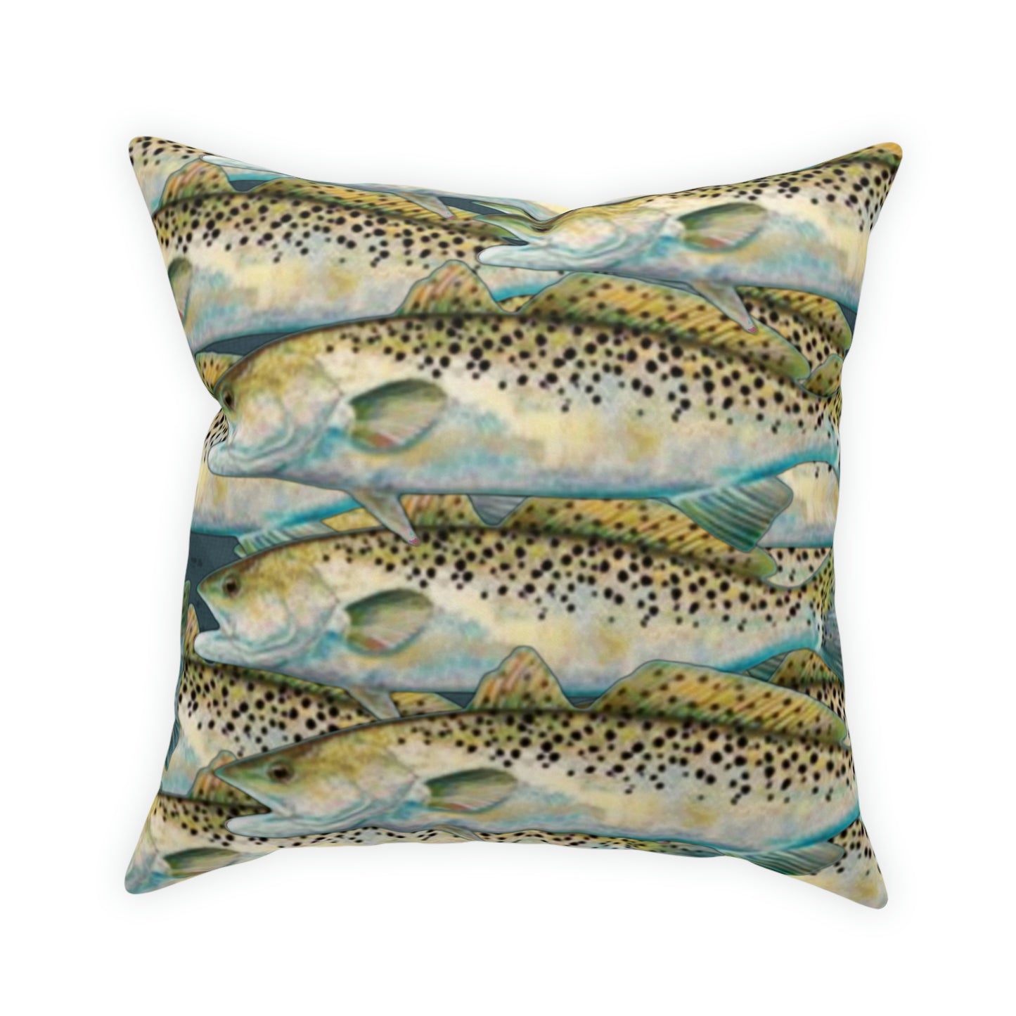 Speckled Trout Broadcloth Pillow