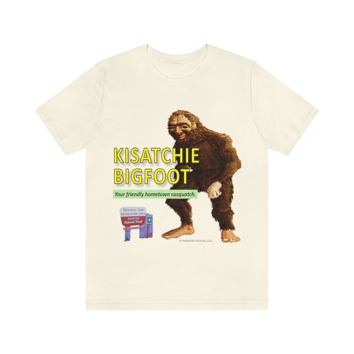 Unisex Kisatchie Bigfoot Jersey Tee