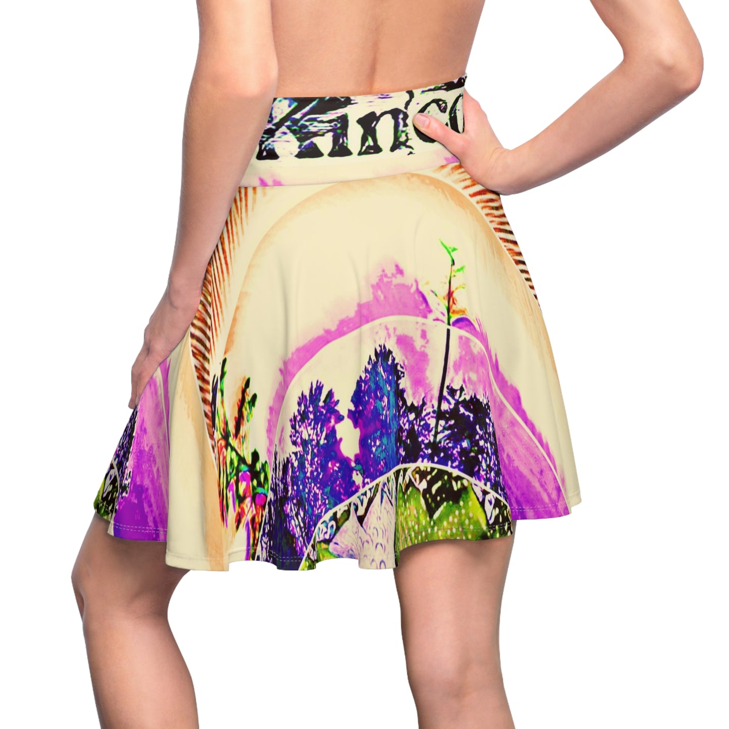 Kincaid Lake Sunset Skater Skirt