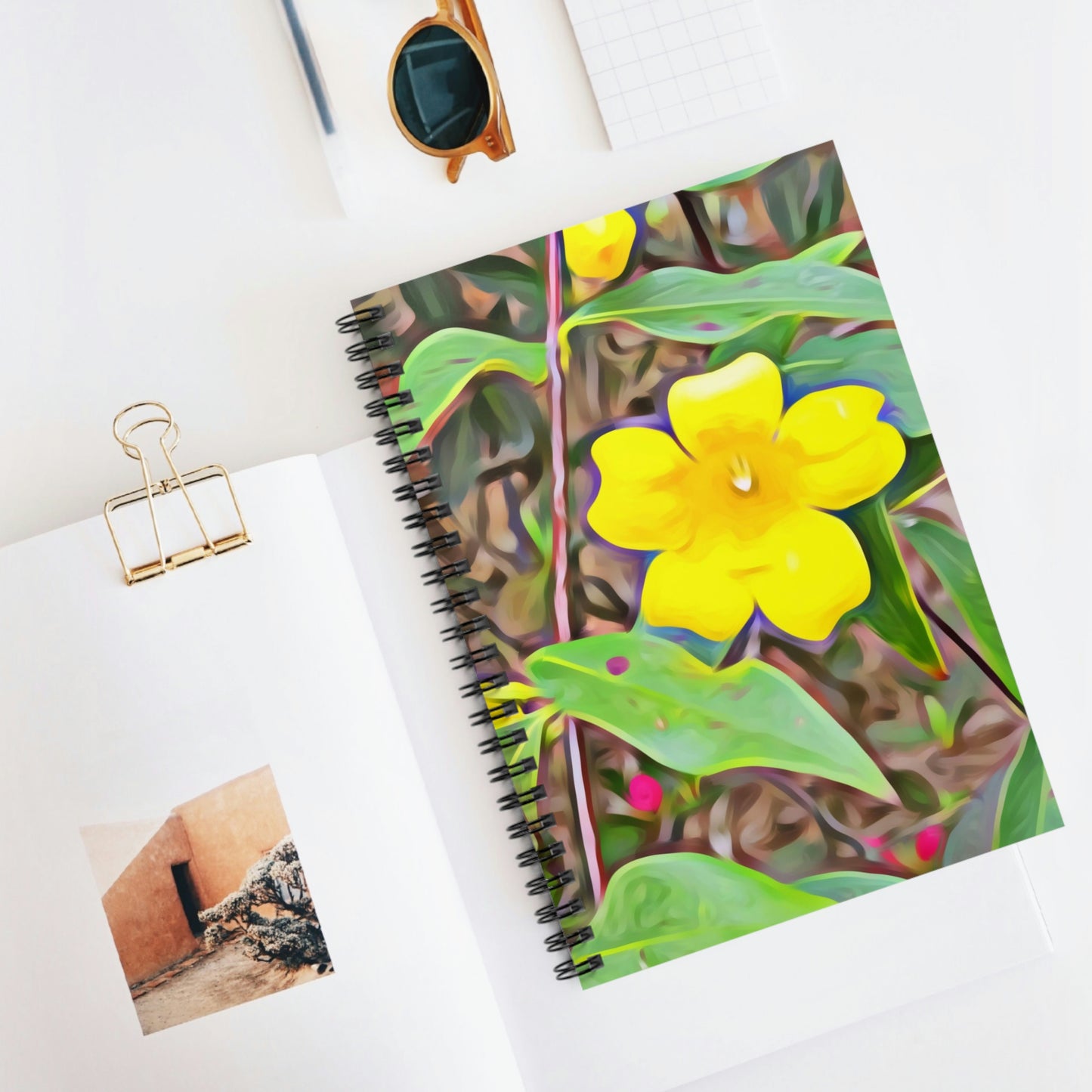 Yellow Jessamine Spiral Notebook