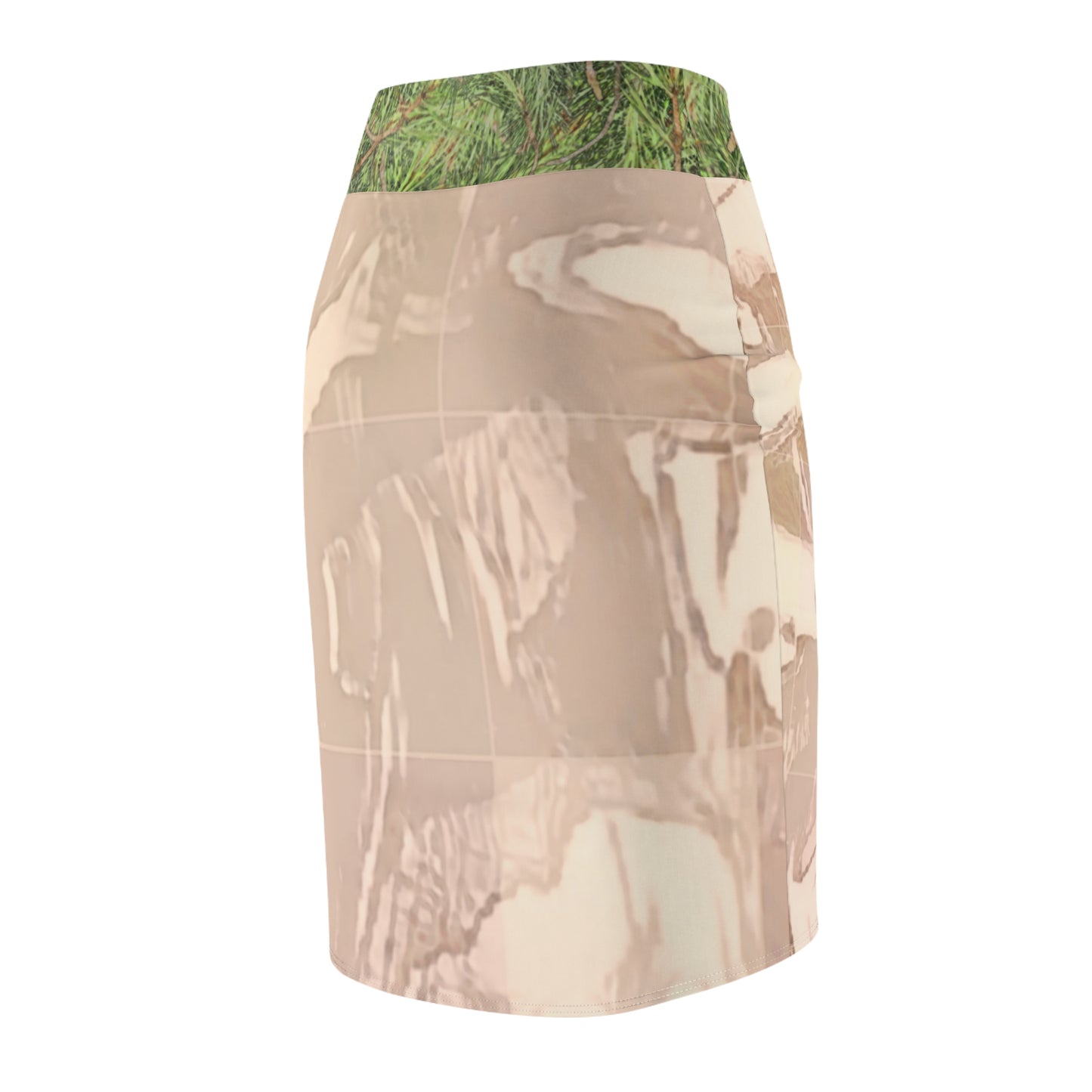 A Glance of Bigfoot Pencil Skirt