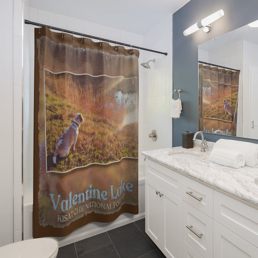 Valentine Lake Shower Curtain