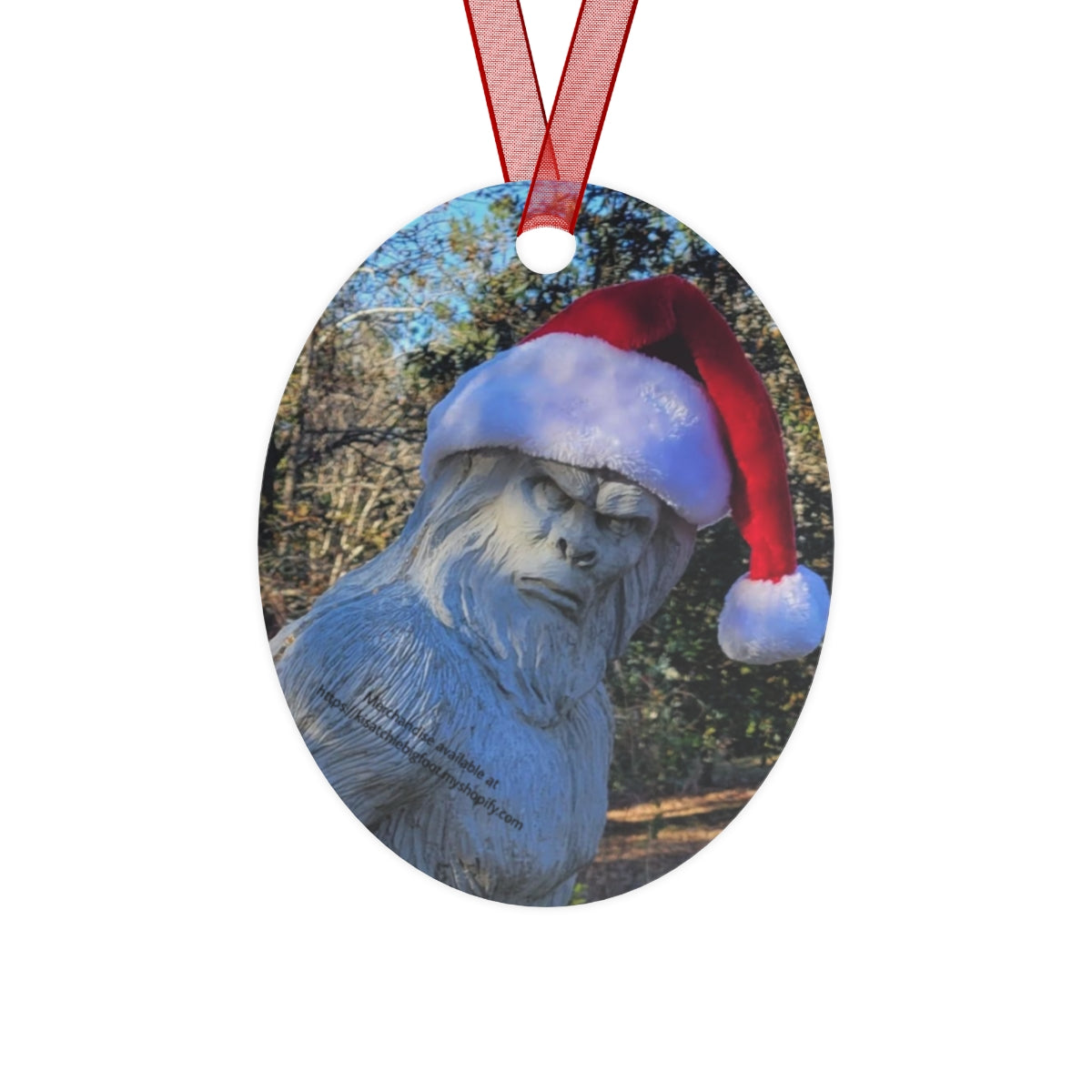 Metal Bigfoot Ornaments