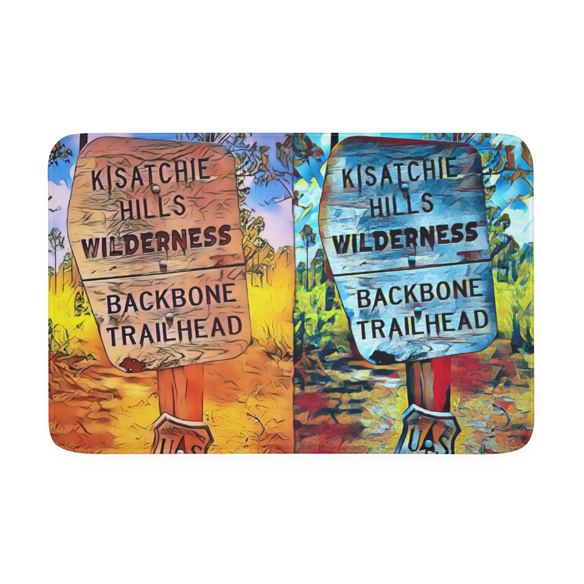 KNF Backbone Trail Memory Foam Bath Mat