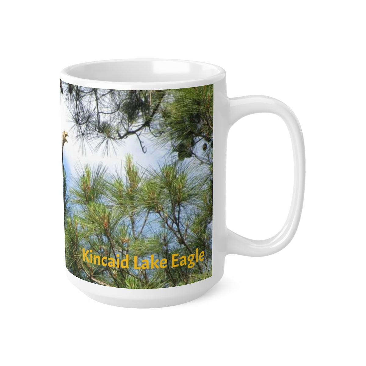 Ceramic Kincaid Lake Eagle Mugs