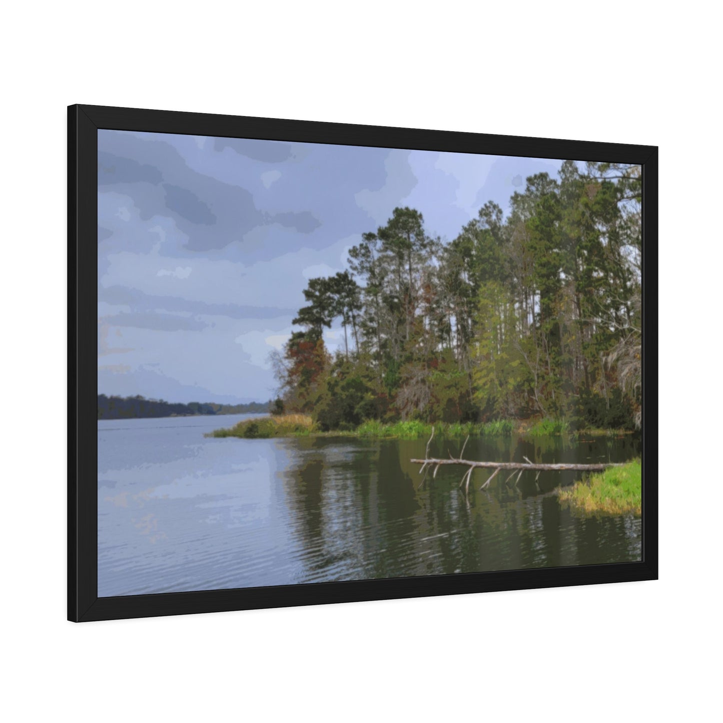 Framed Kincaid Lake Paper Posters