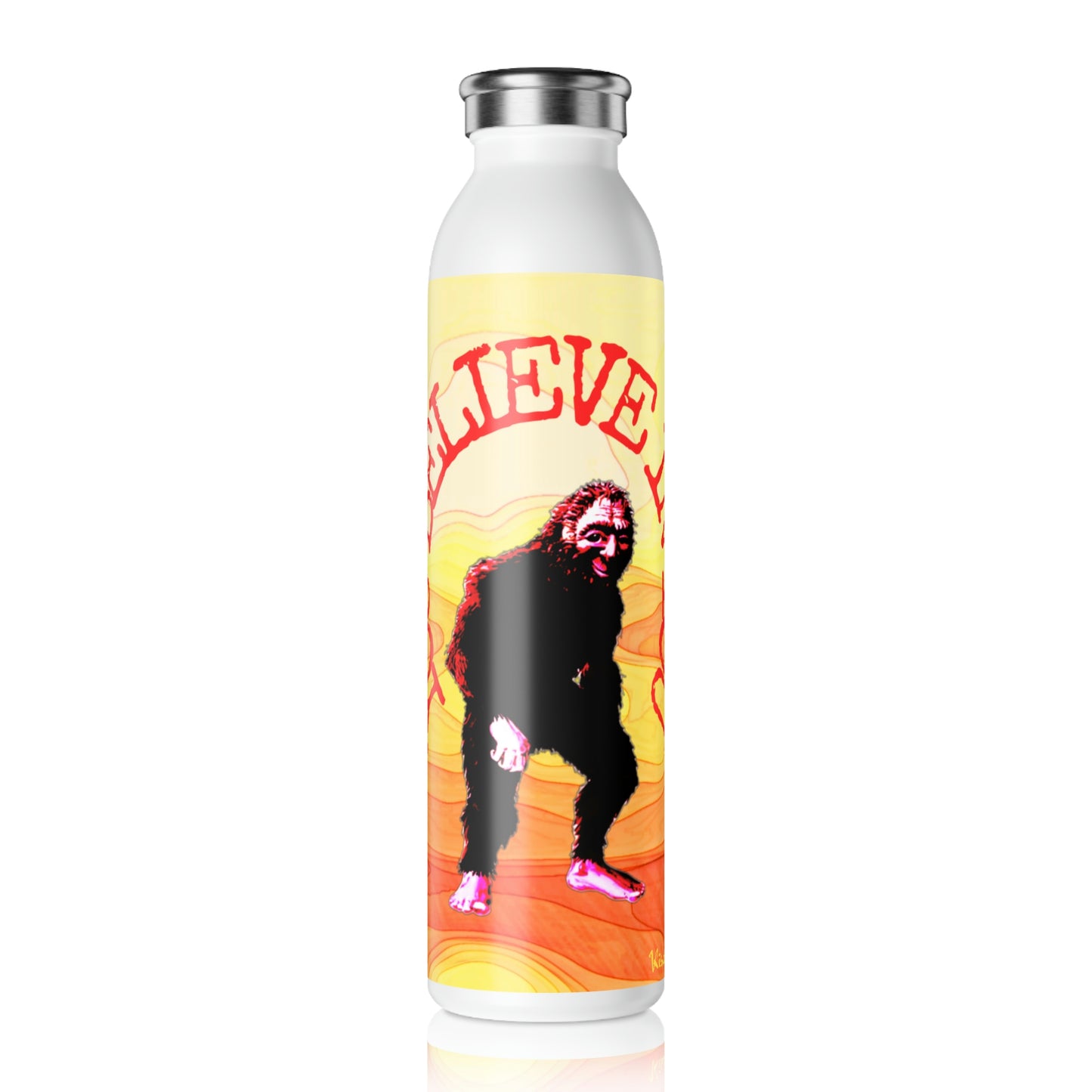 Bigfoot's Believe in You Slim Water Bottle