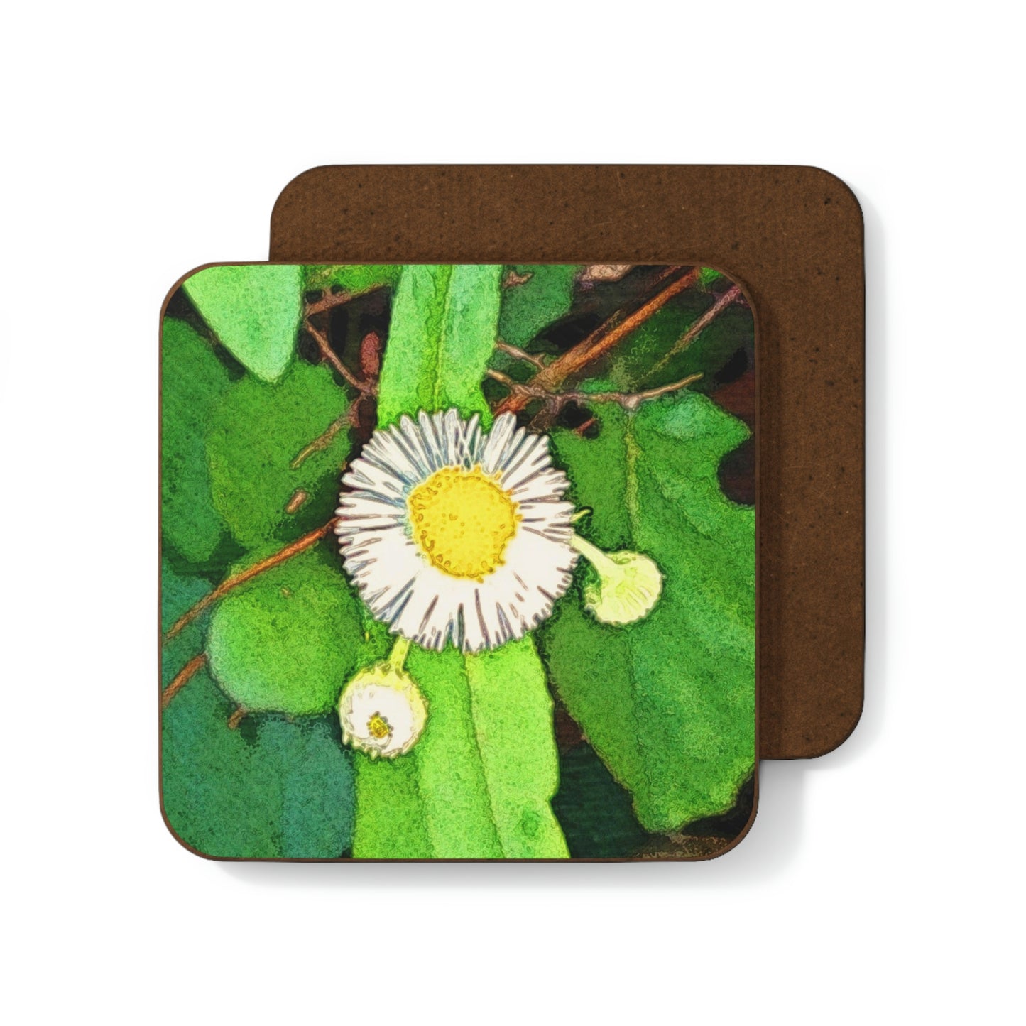 Kisatchie Wildflowers Hardboard Back Coaster