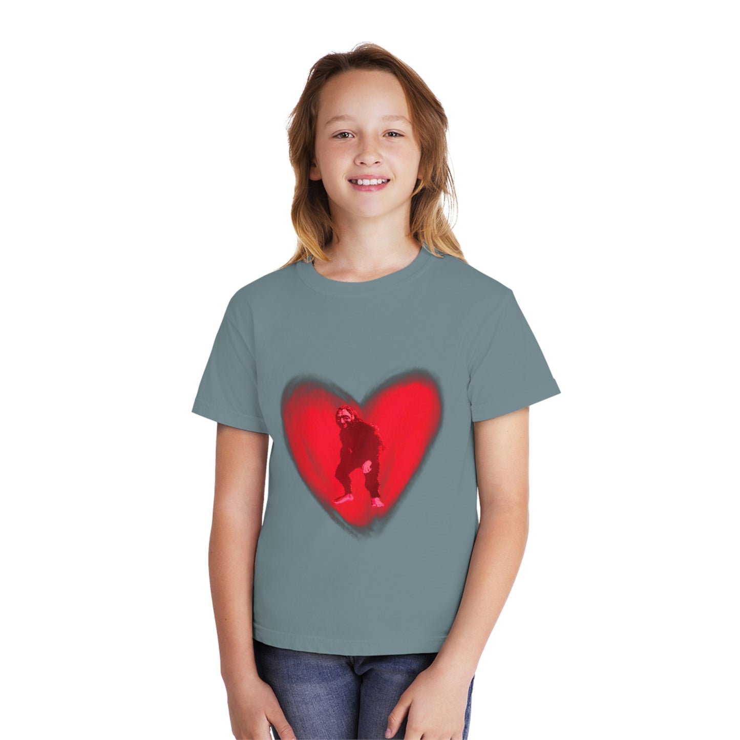 Youth Bigfoot in My Heart Tee